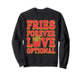 Fast Food Nostalgia Diner Fries Sweatshirt - Trendy Graphic Men Women - T-Shirt, Sweatshirt, Hoodie