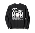Baseball Team Mom Definition Sweatshirt - Aesthetic Graphic Unisex - T-Shirt, Sweatshirt, Hoodie