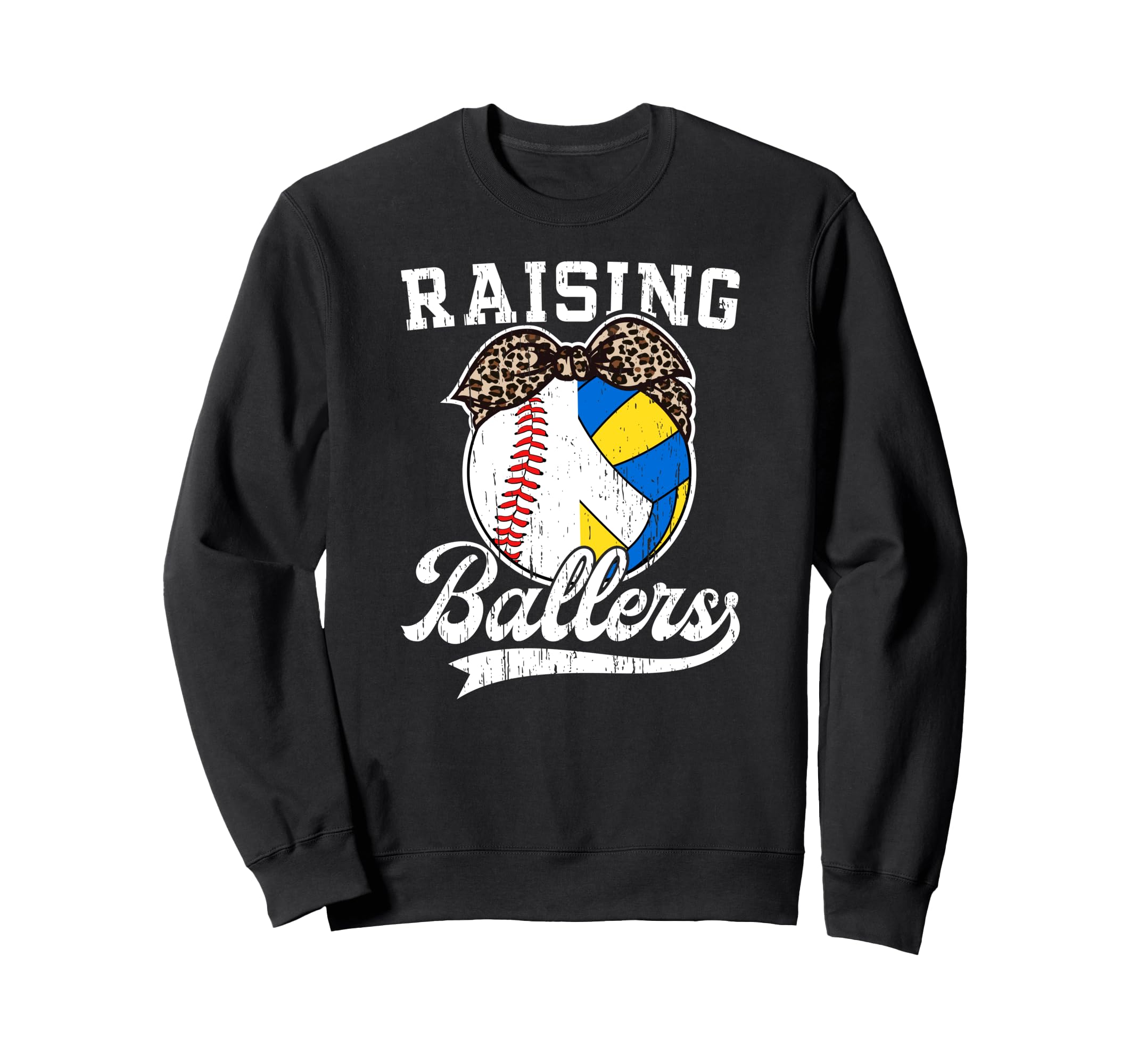 Raising Ballers Baseball Sweatshirt - Aesthetic Graphic Men Women - T-Shirt, Sweatshirt, Hoodie