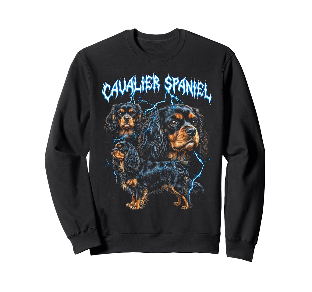 Cavalier King Charles Spaniel Heavy Sweatshirt - Novelty Apparel Unisex - T-Shirt, Sweatshirt, Hoodie