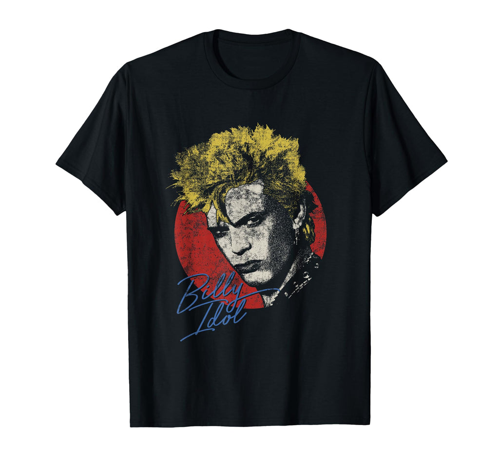 Billy Idol Portrait Small T-Shirt - Custom Art Print for Adults - T-Shirt, Sweatshirt, Hoodie