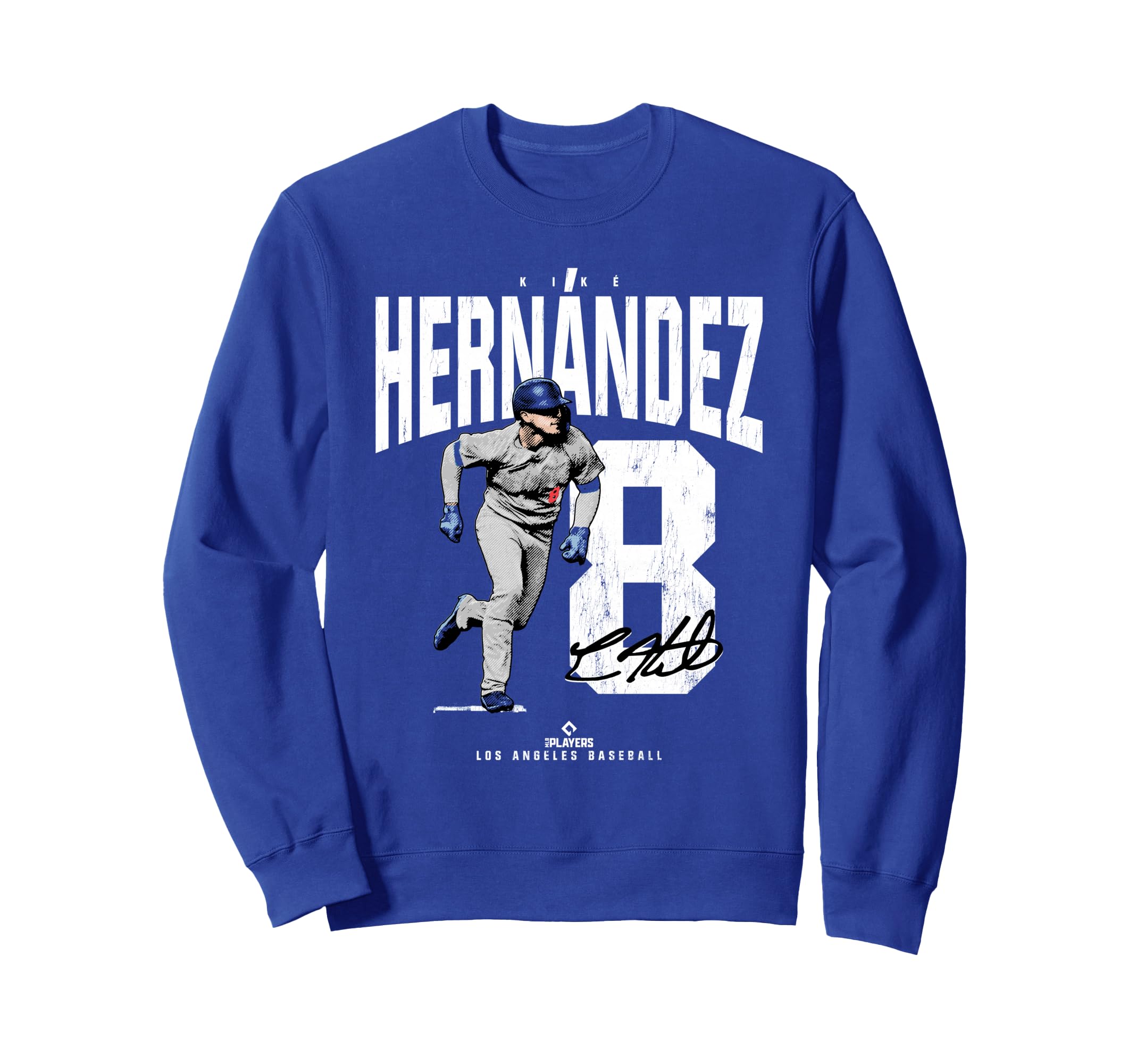 Kike Hernandez Los Angeles D Sweatshirt - Aesthetic Graphic for Adults - T-Shirt, Sweatshirt, Hoodie