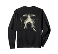 Beagle Smoking Cigarette Grunge Meme Sweatshirt - Trendy Graphic Unisex - T-Shirt, Sweatshirt, Hoodie