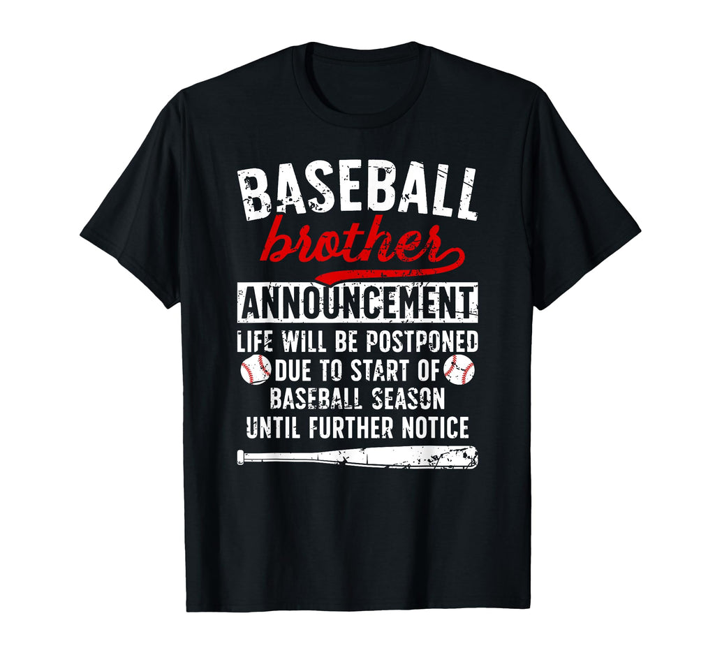 Baseball Brother Announcement T-Shirt - Casual Everyday Wear Unisex - T-Shirt, Sweatshirt, Hoodie