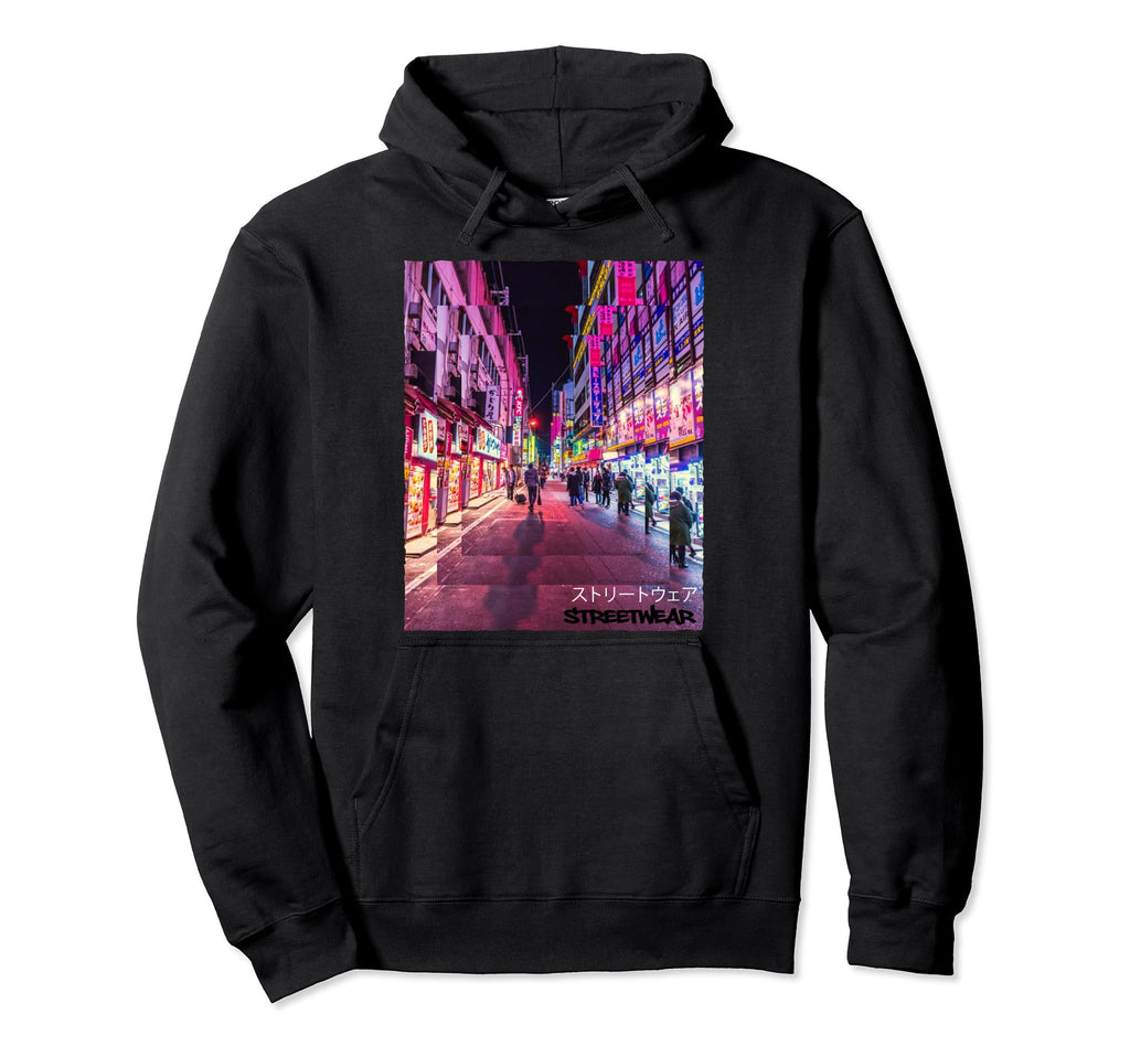 Japanese Aesthetic Vaporwave Anime Hoodie - Streetwear Style Men Women - T-Shirt, Sweatshirt, Hoodie