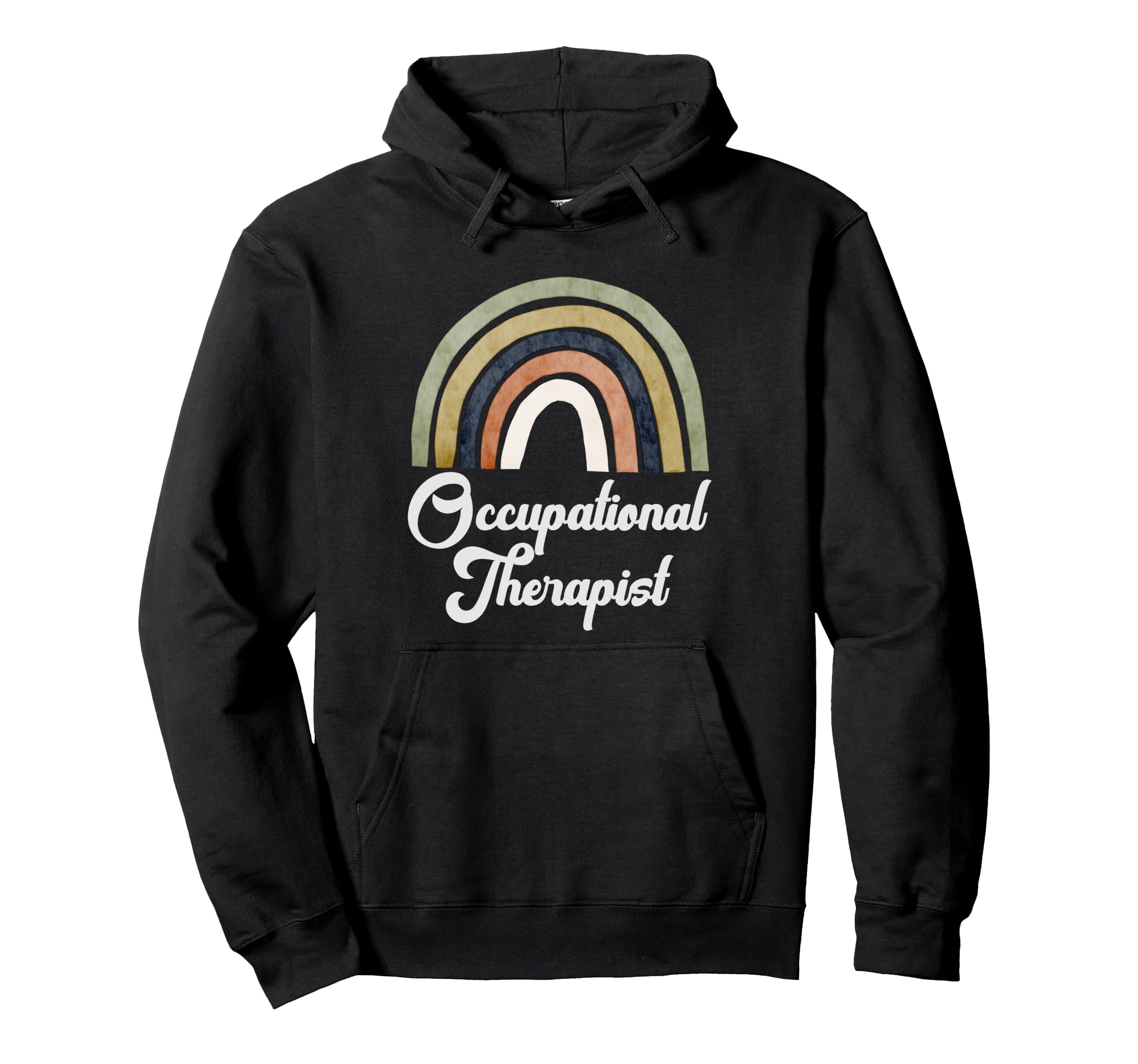 Boho Rainbow Occupational Therapist Hoodie - Streetwear Style Men Women - T-Shirt, Sweatshirt, Hoodie