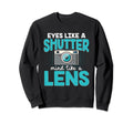 Photo Camera Photographer Flash Sweatshirt - Aesthetic Graphic Men Women - T-Shirt, Sweatshirt, Hoodie