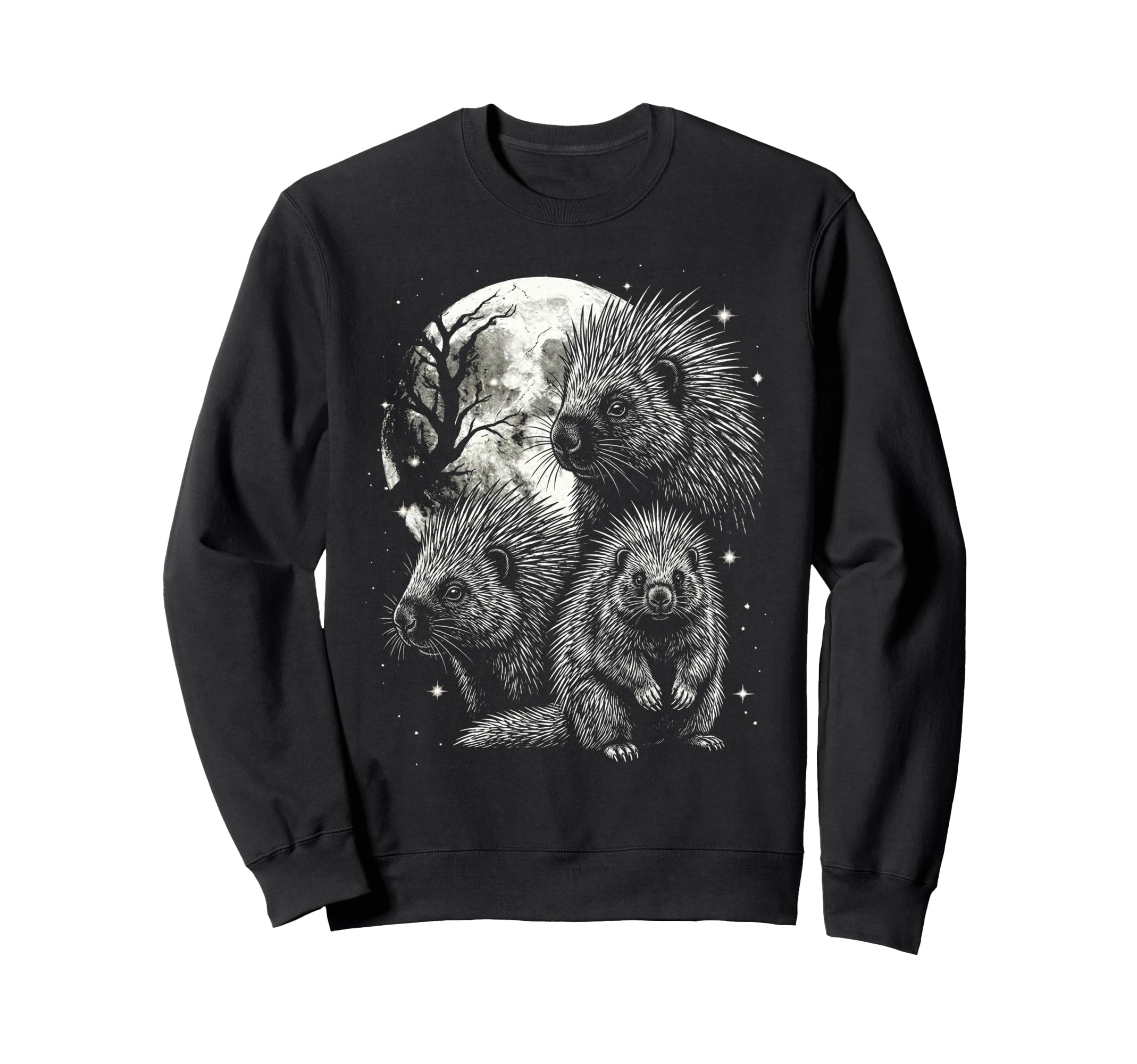 Porcupine 90S Aesthetic Y2K Sweatshirt - Casual Everyday Wear Unisex - T-Shirt, Sweatshirt, Hoodie