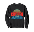 Chicago Skyline City Landscape Sweatshirt - Custom Art Print Unisex - T-Shirt, Sweatshirt, Hoodie