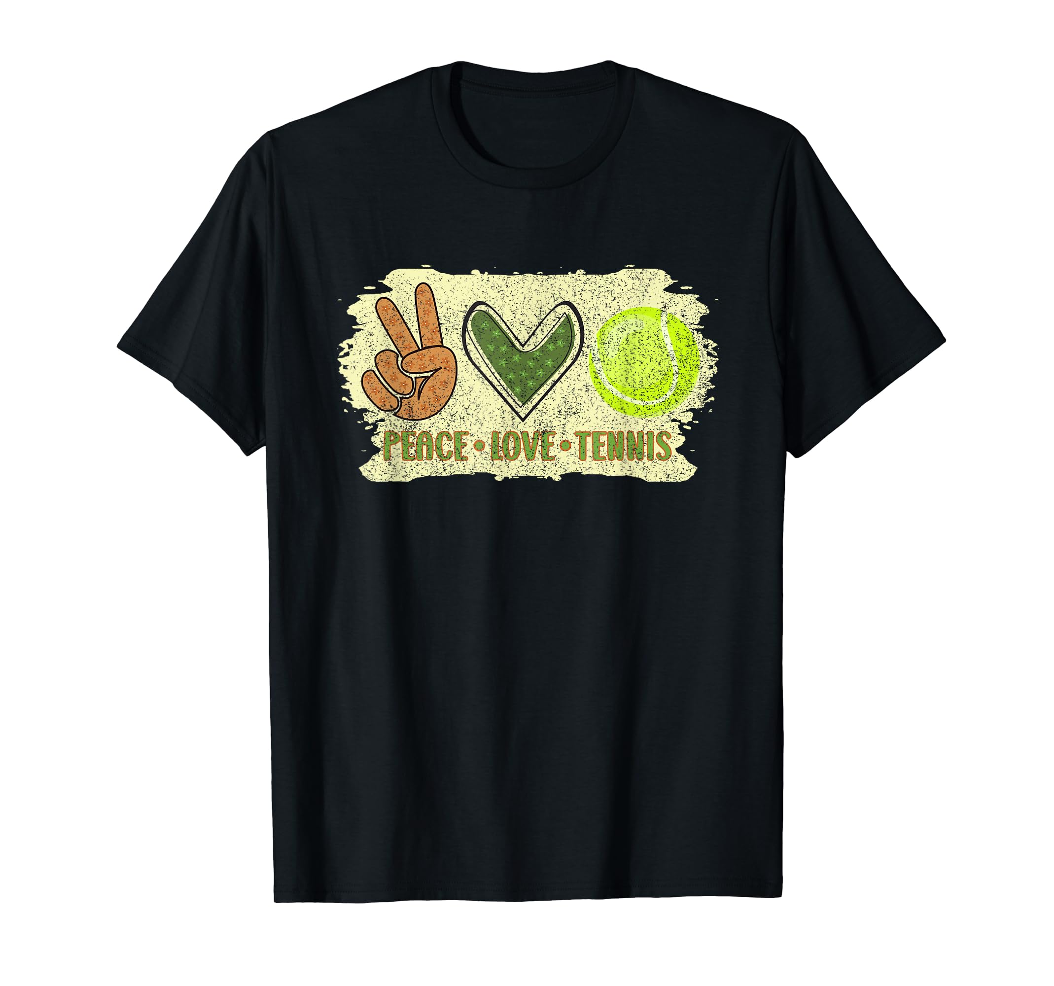 Peace Love Tennis T-Shirt - Minimalist Print Unisex - T-Shirt, Sweatshirt, Hoodie