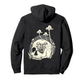 Mushrooms Skull Distressed Shrooms Hoodie - Trendy Graphic Unisex - T-Shirt, Sweatshirt, Hoodie