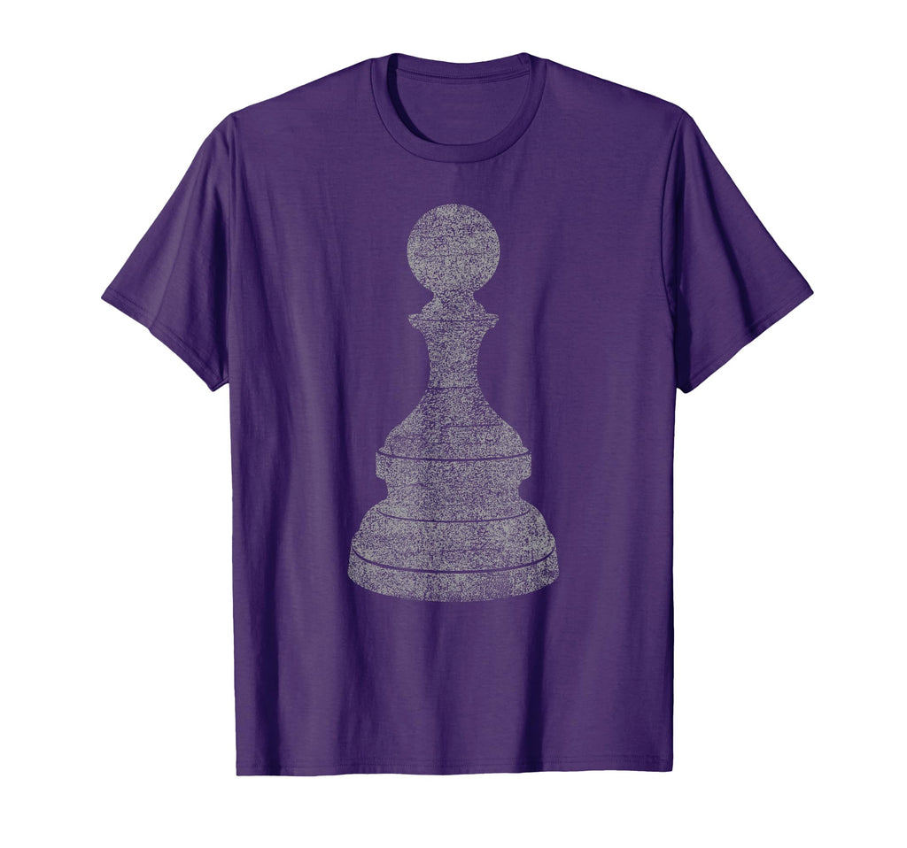 Distressed Chess Piece Pawn Chess T-Shirt - Casual Everyday Wear Unisex - T-Shirt, Sweatshirt, Hoodie