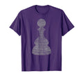 Distressed Chess Piece Pawn Chess T-Shirt - Casual Everyday Wear Unisex - T-Shirt, Sweatshirt, Hoodie