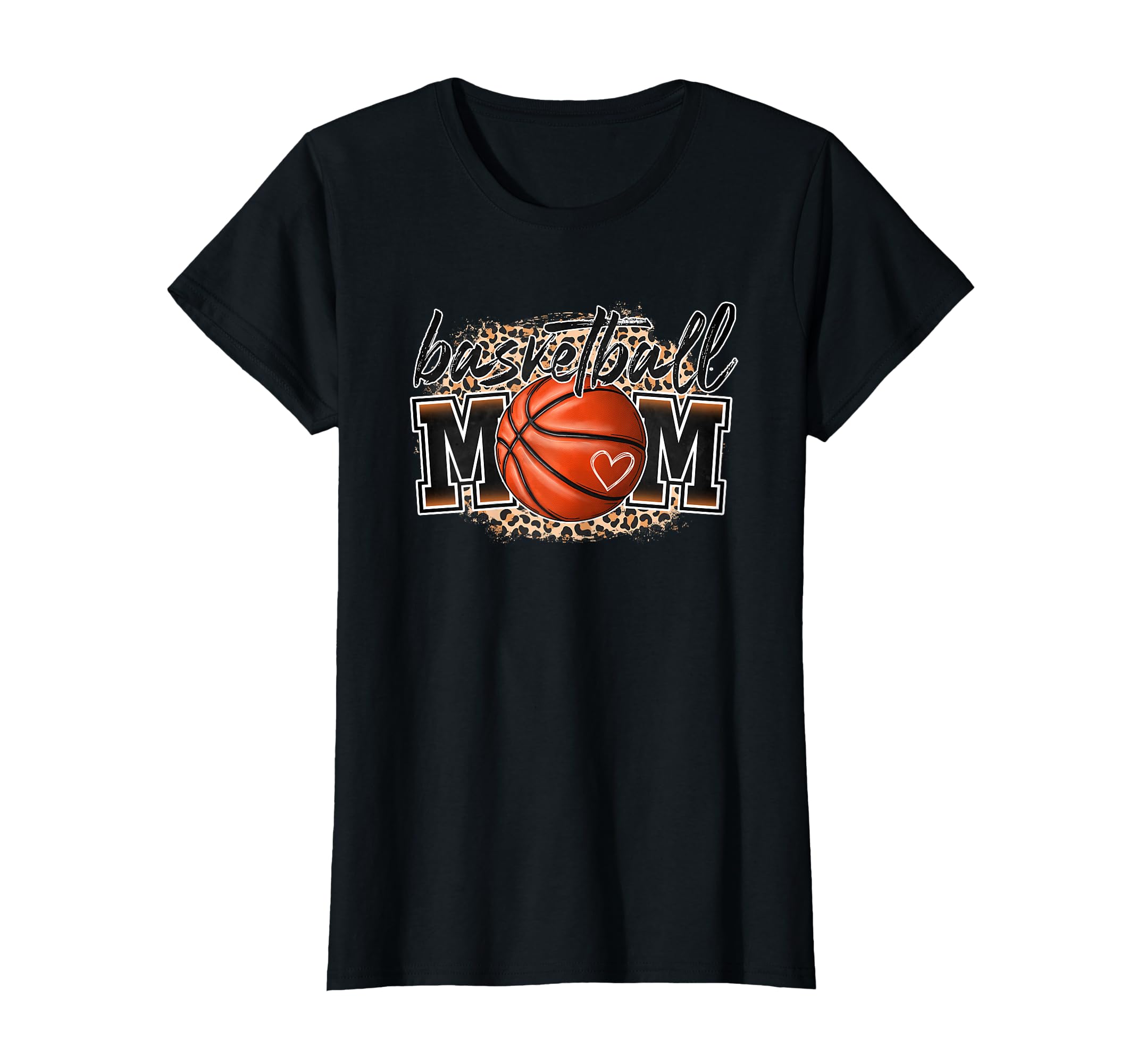 Game Day Leopard Womens Basketball T-Shirt - Aesthetic Graphic for Adults - T-Shirt, Sweatshirt, Hoodie