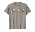 Ok Varsity Oklahoma T-Shirt - Minimalist Print Men Women - T-Shirt, Sweatshirt, Hoodie