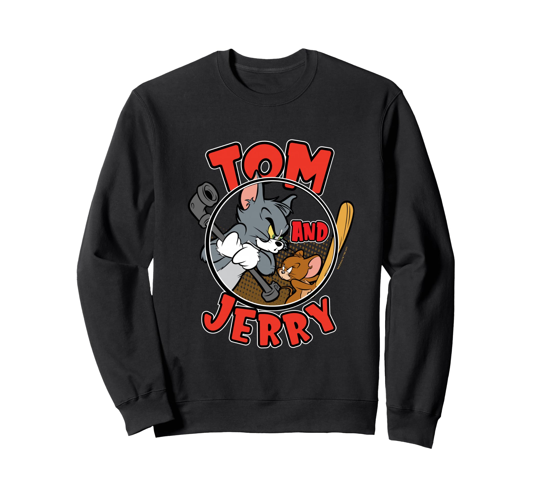 Tom And Jerry Baseball Bat And Pipe Sweatshirt - Streetwear Style Unisex - T-Shirt, Sweatshirt, Hoodie