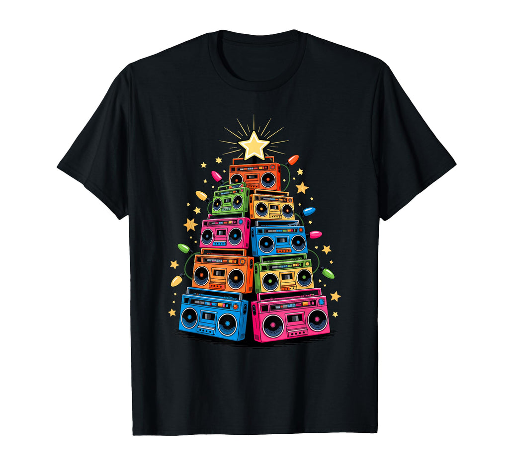 Tree Boombox Old School 90S Music Hip Hop T-Shirt - Unique Graphic Unisex - T-Shirt, Sweatshirt, Hoodie
