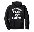 Busy Raising Ballers Soccer Hockey Heart Hoodie - Unique Graphic Men Women - T-Shirt, Sweatshirt, Hoodie