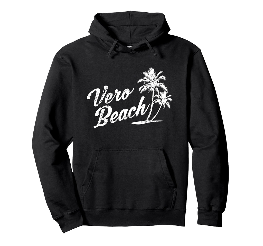 Vero Beach Florida Distressed Souvenir Hoodie - Graphic Print Unisex - T-Shirt, Sweatshirt, Hoodie