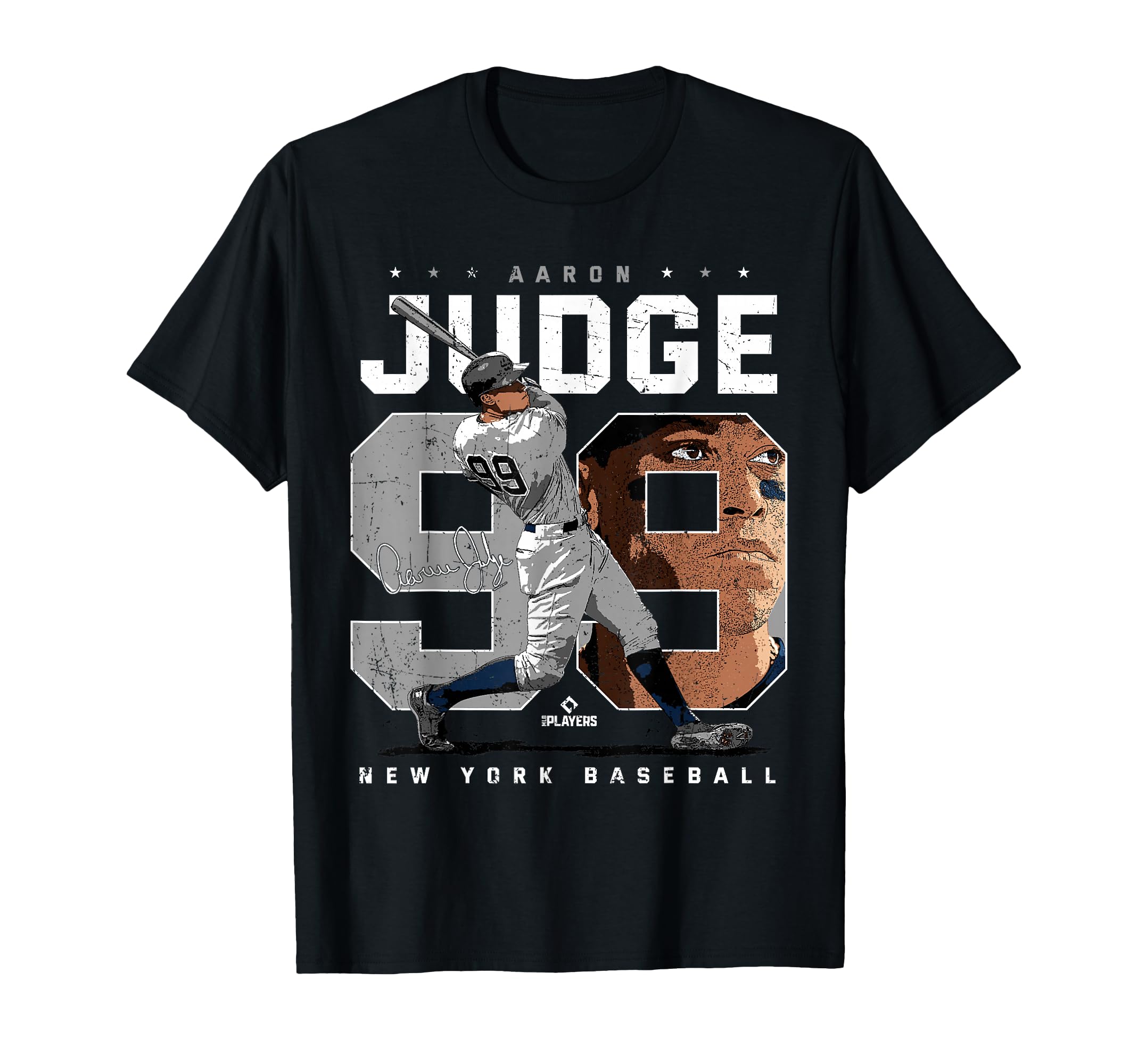 Aaron Judge Number Portrait Baj New T-Shirt - Trendy Graphic for Adults - T-Shirt, Sweatshirt, Hoodie