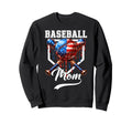Baseball Mom Funny Mothers Day Sweatshirt - Aesthetic Graphic for Adults - T-Shirt, Sweatshirt, Hoodie