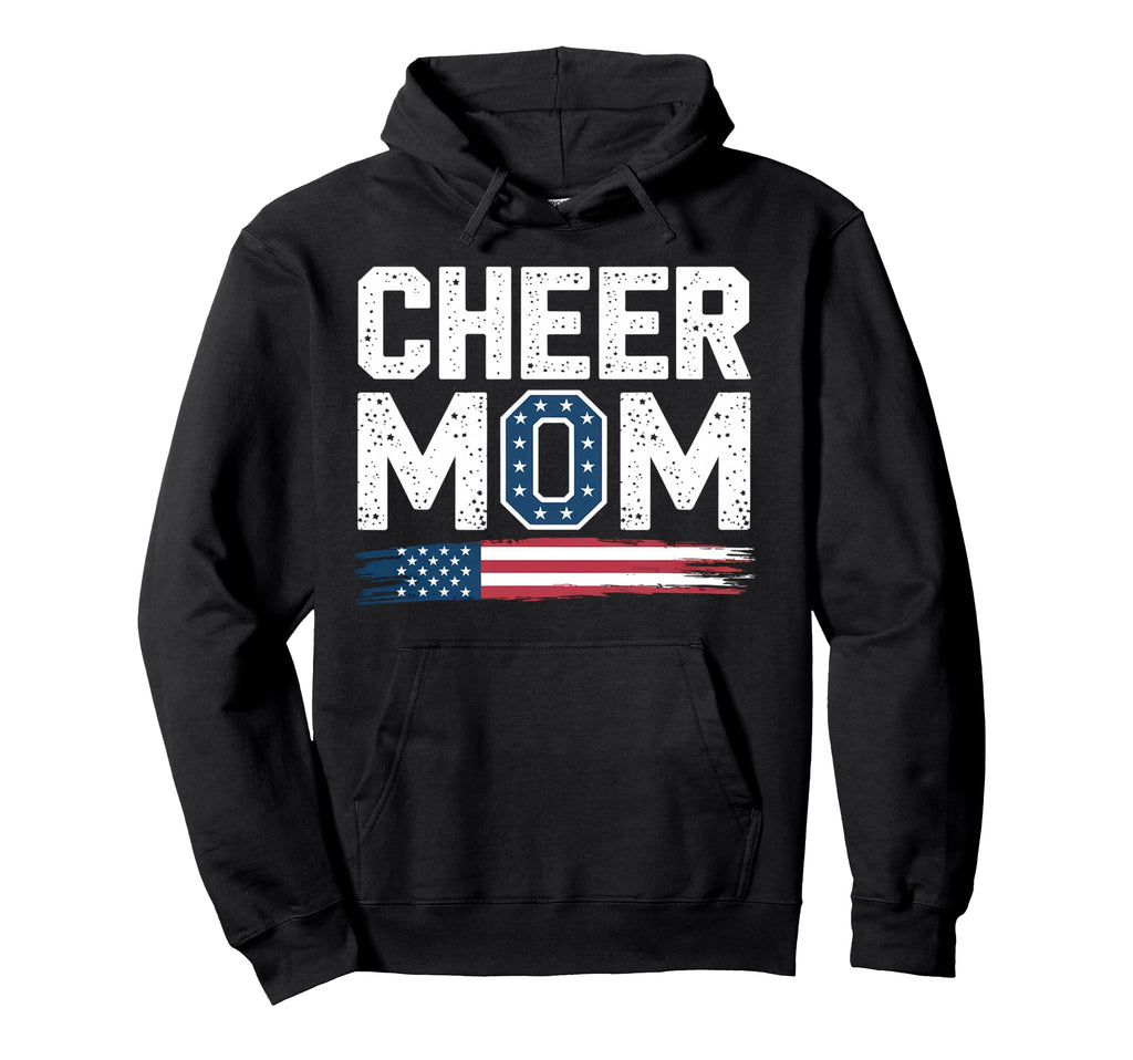 Cheer Mom Mother Bow Cheerleader Game Hoodie - Novelty Apparel for Adults - T-Shirt, Sweatshirt, Hoodie