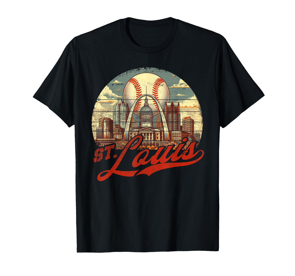 St Louis Baseball Lover Game Day T-Shirt - Graphic Print Unisex - T-Shirt, Sweatshirt, Hoodie