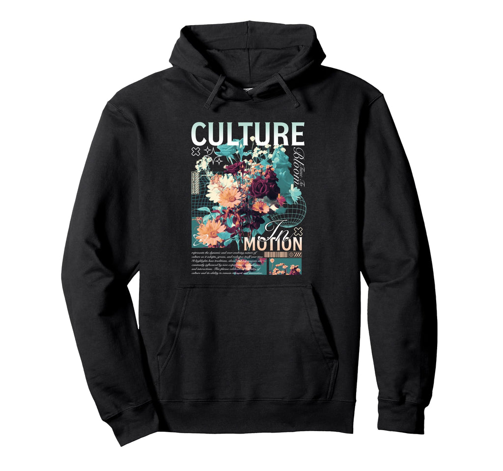 Y2K Flowers Bold Urban Graffiti Hoodie - Fun Novelty Design Unisex - T-Shirt, Sweatshirt, Hoodie