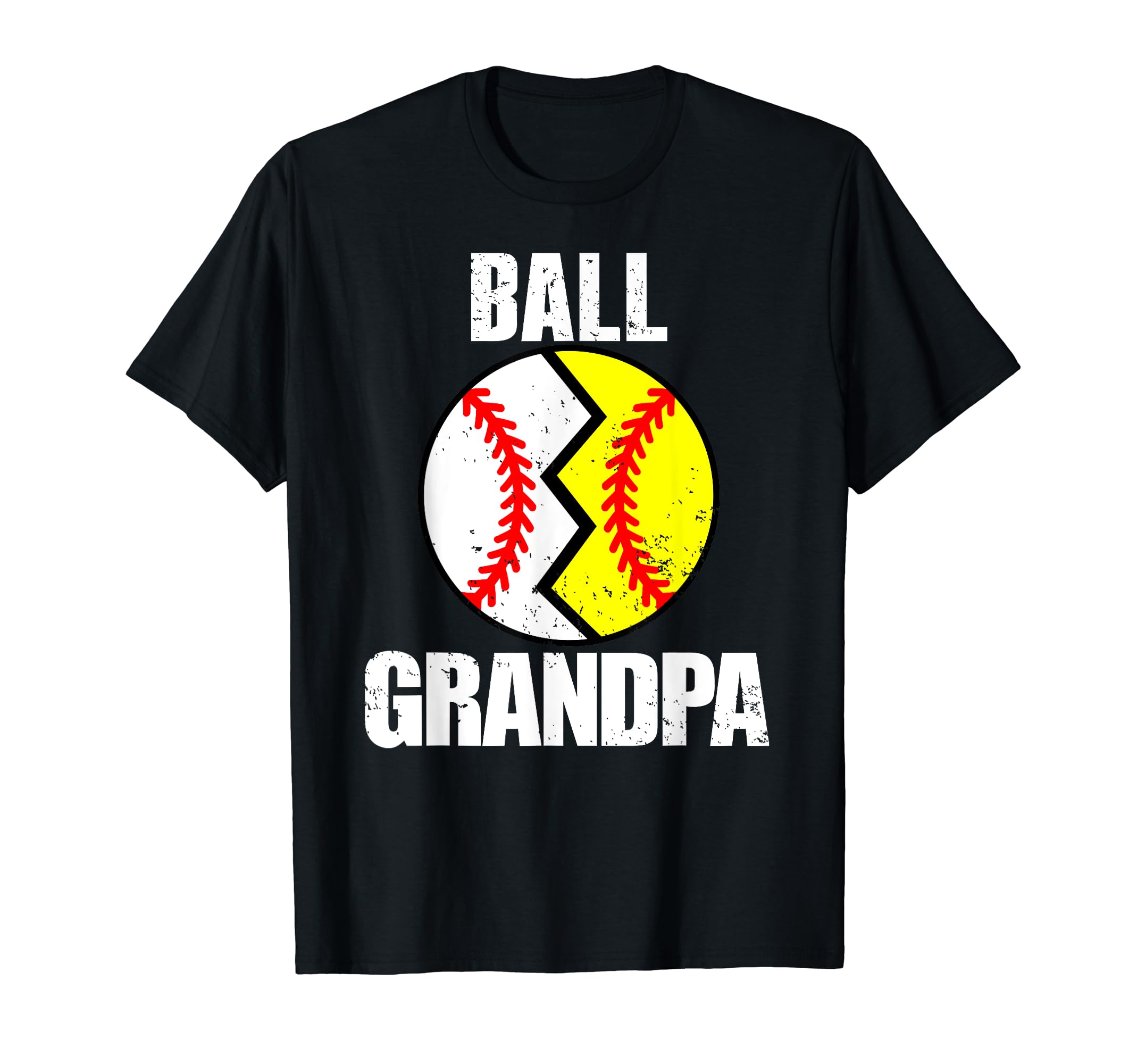 Ball Grandpa Funny Baseball T-Shirt - Fun Novelty Design Men Women - T-Shirt, Sweatshirt, Hoodie