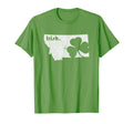 Montana St Patricks Day Distressed T-Shirt - Streetwear Style for Adults - T-Shirt, Sweatshirt, Hoodie
