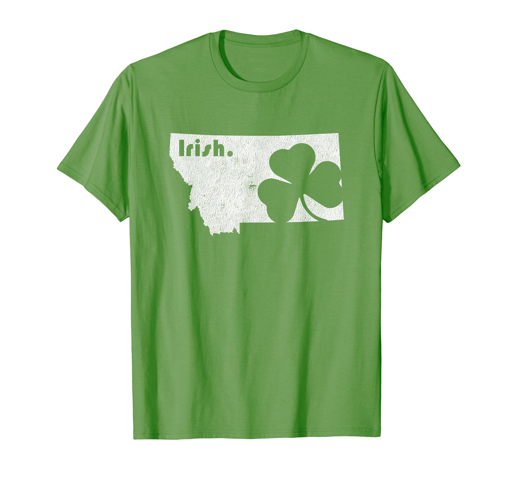 Montana St Patricks Day Distressed T-Shirt - Streetwear Style for Adults - T-Shirt, Sweatshirt, Hoodie