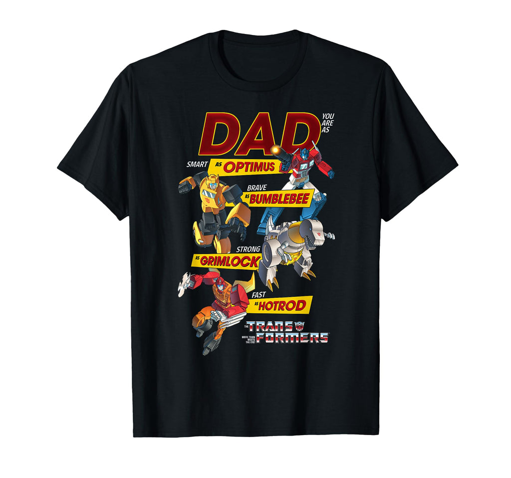 Transformers Fathers Day Autobots Dad T-Shirt - Minimalist Print Men Women - T-Shirt, Sweatshirt, Hoodie