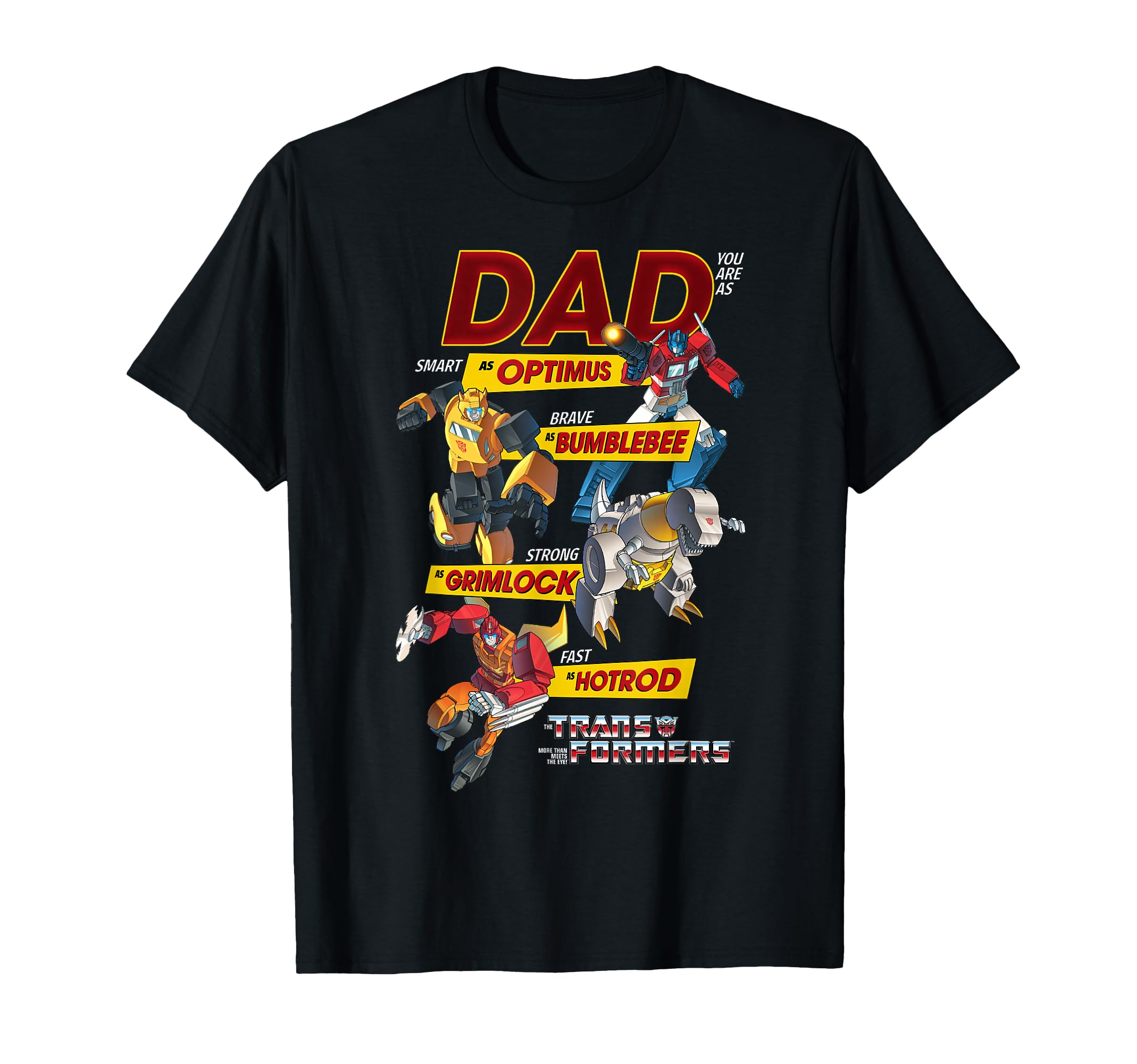 Transformers Fathers Day Autobots Dad T-Shirt - Minimalist Print Men Women - T-Shirt, Sweatshirt, Hoodie