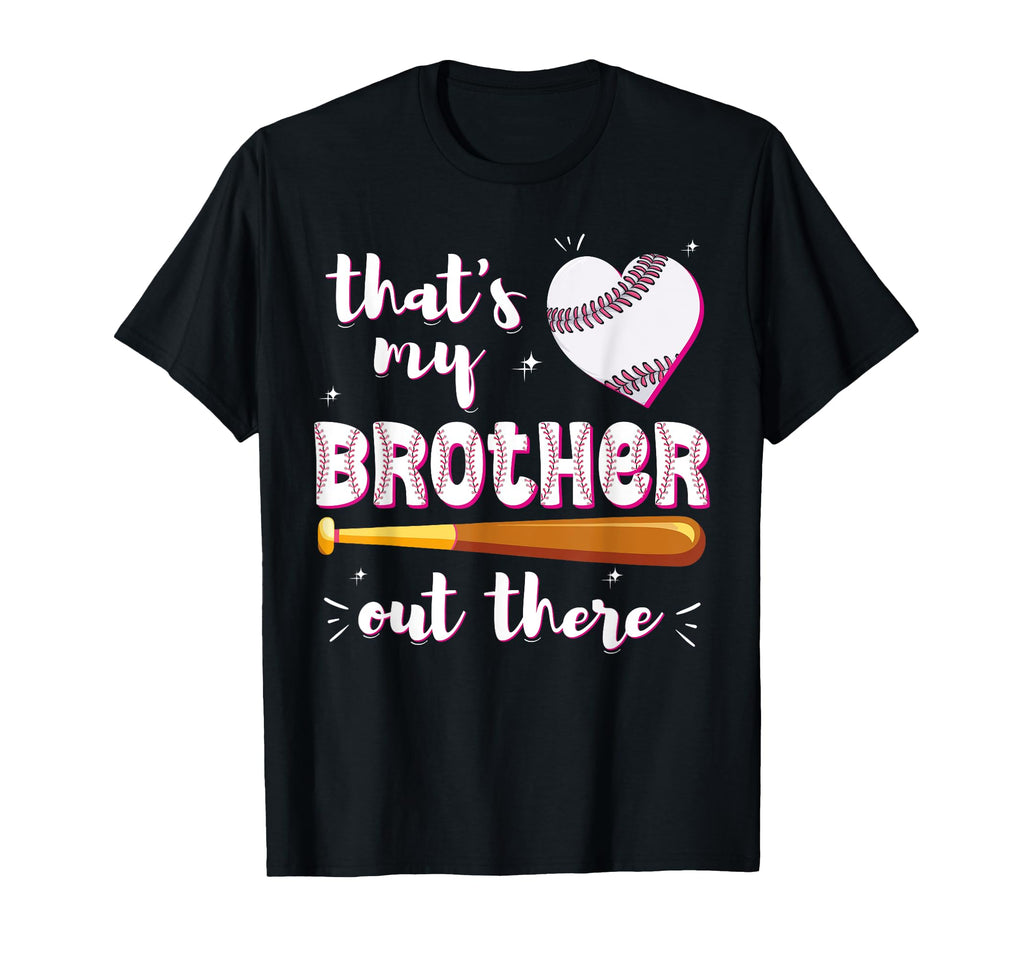 Baseball Little Sister Heart Baseball T-Shirt - Graphic Print for Adults - T-Shirt, Sweatshirt, Hoodie