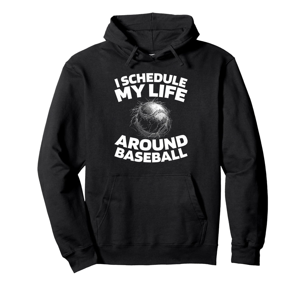 Baseball Player Team Sport Baseballer Hoodie - Novelty Apparel for Adults - T-Shirt, Sweatshirt, Hoodie