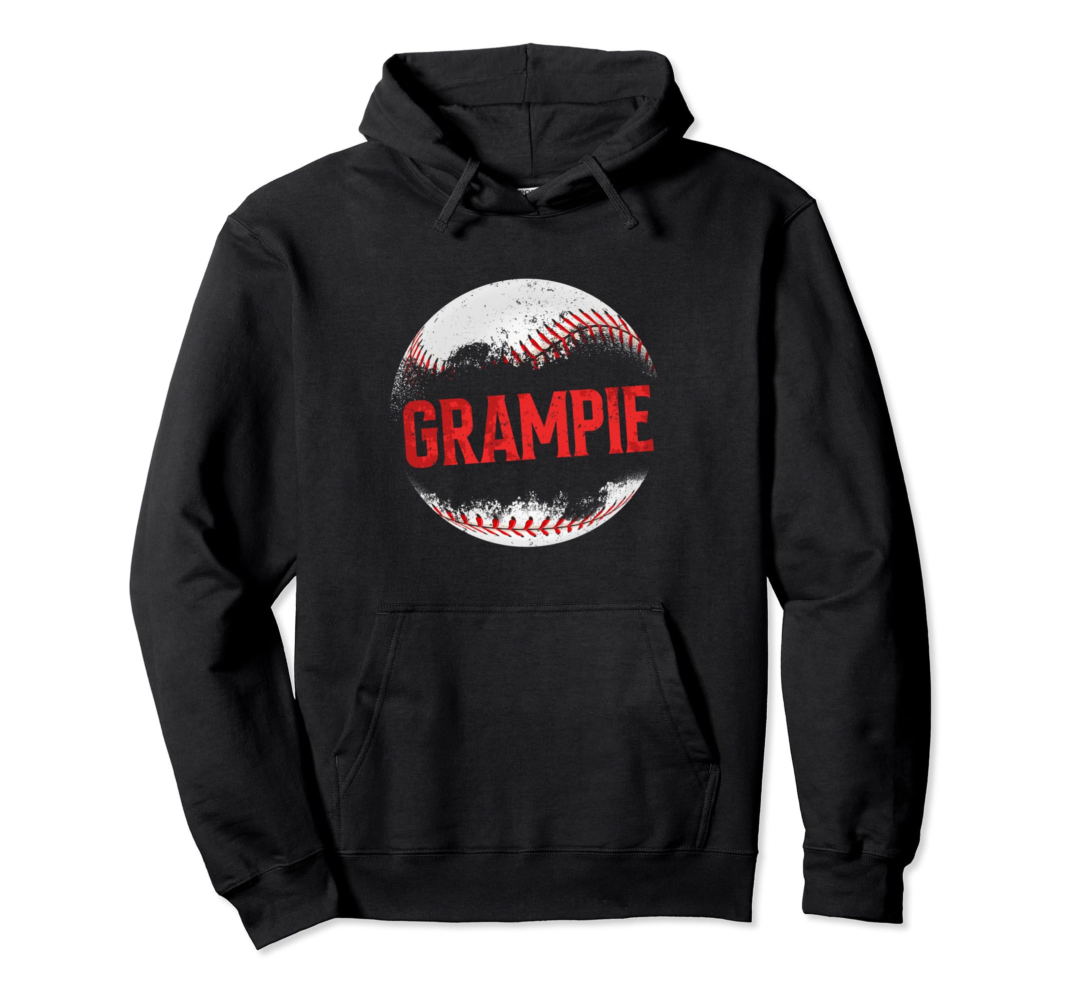 Baseball Grampie Happy Fathers Day Hoodie - Custom Art Print Men Women - T-Shirt, Sweatshirt, Hoodie