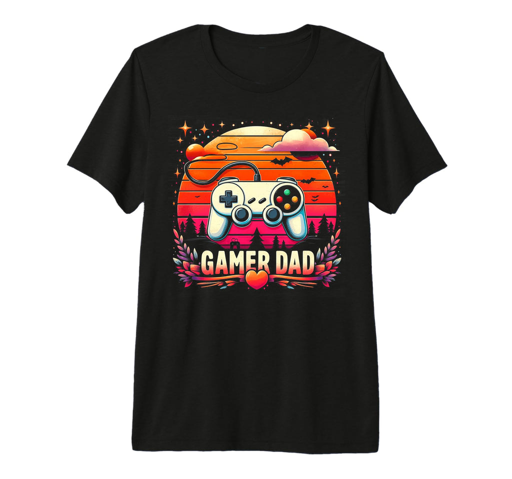 Gamer Dad Game Controller Gaming T-Shirt - Casual Everyday Wear for Adults - T-Shirt, Sweatshirt, Hoodie