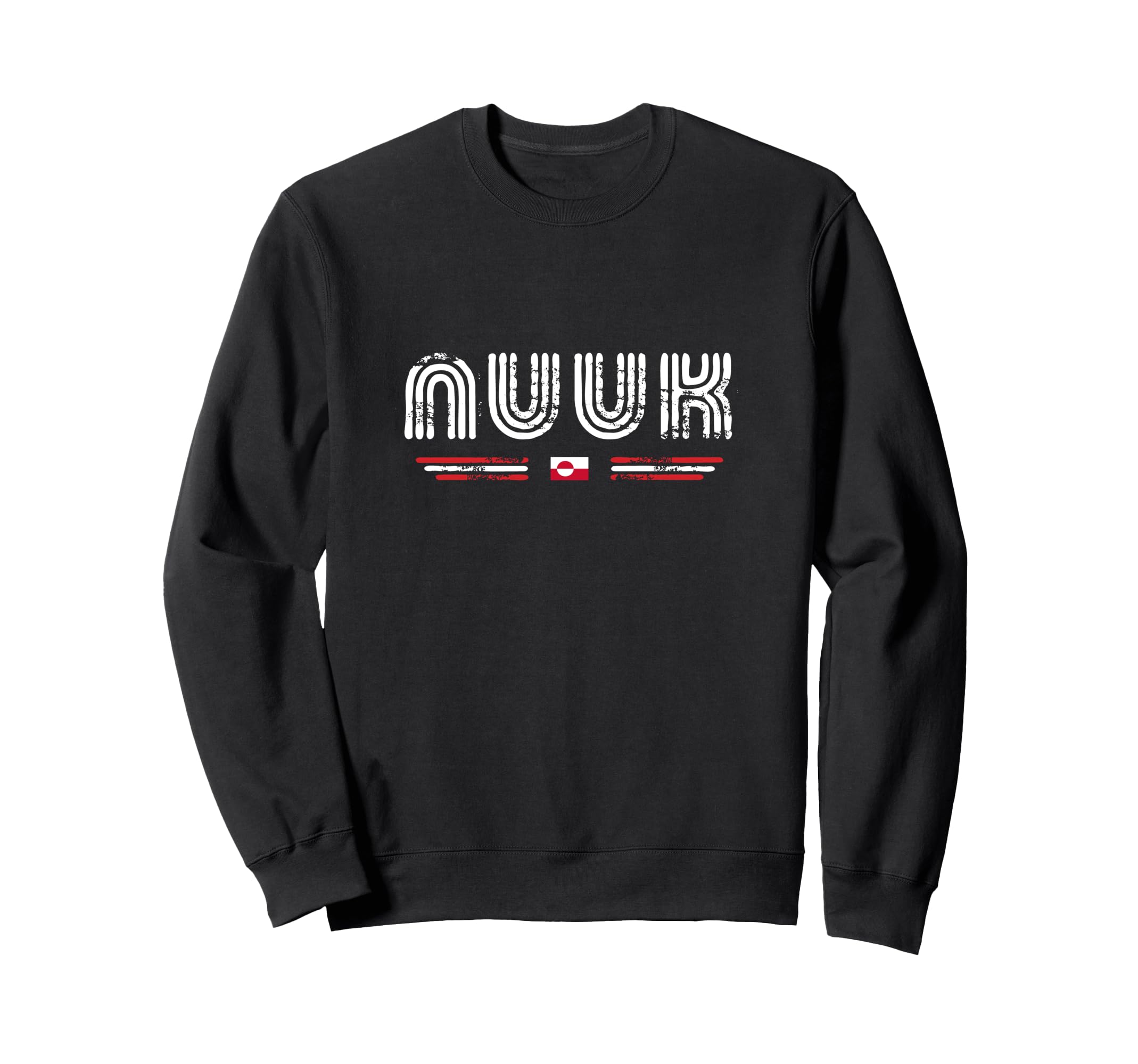 Nuuk Greenland 70S 80S Type Sweatshirt - Unique Graphic for Adults - T-Shirt, Sweatshirt, Hoodie