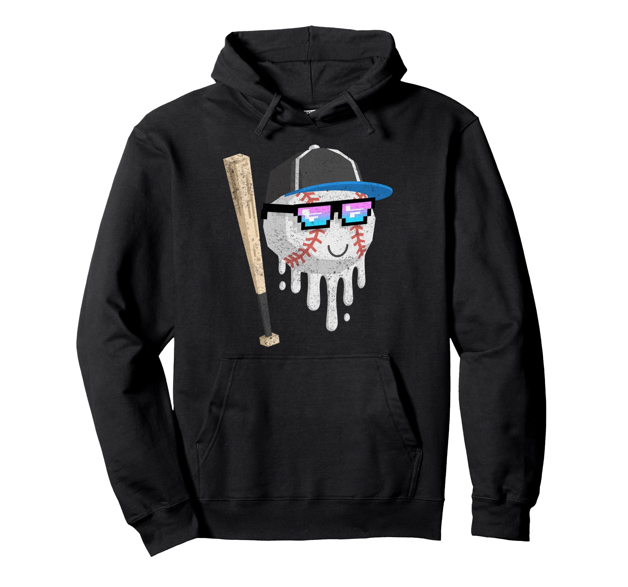 Baseball Drip Gamer Gifts T-Shirt - Graphic Print Men Women - T-Shirt, Sweatshirt, Hoodie