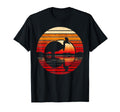 Cassowary Bird Sunset Safari 70S T-Shirt - Novelty Apparel for Adults - T-Shirt, Sweatshirt, Hoodie