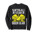 Softball Baseball Dad Player Beer Sweatshirt - Novelty Apparel for Adults - T-Shirt, Sweatshirt, Hoodie