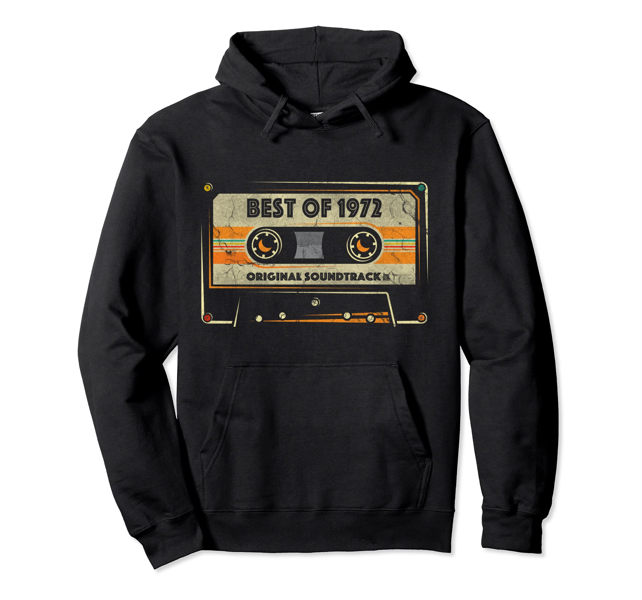 Best 1972 50Th Birthday Cassette Tape 50 Hoodie - Streetwear Style Unisex - T-Shirt, Sweatshirt, Hoodie