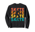 Roller Skating Skate 1970S Skate Sweatshirt - Graphic Print Men Women - T-Shirt, Sweatshirt, Hoodie
