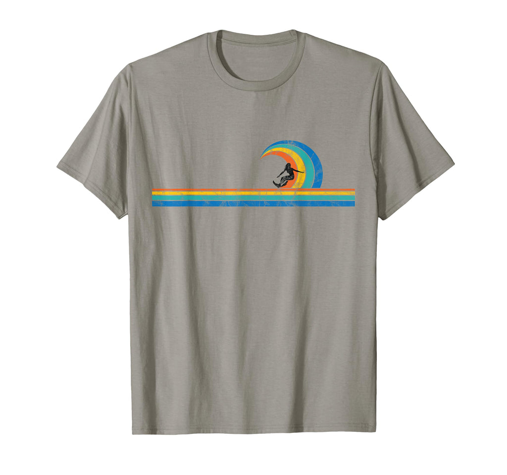 Surfer Wave Stripes T-Shirt - Trendy Graphic Men Women - T-Shirt, Sweatshirt, Hoodie