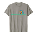 Surfer Wave Stripes T-Shirt - Trendy Graphic Men Women - T-Shirt, Sweatshirt, Hoodie