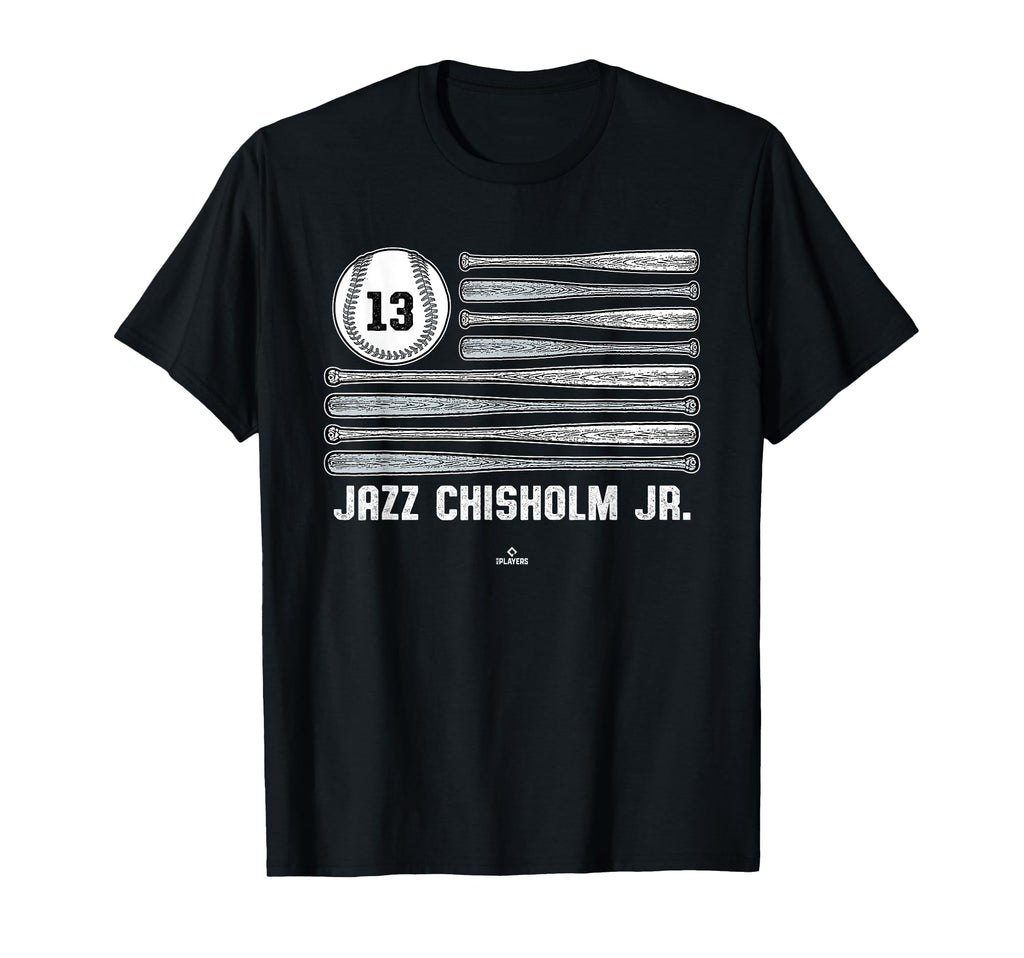 Baseball American Flag Jazz Chisholm T-Shirt - Minimalist Print for Adults - T-Shirt, Sweatshirt, Hoodie