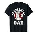 Baseball Dad Distressed Funny Dad T-Shirt - Custom Art Print for Adults - T-Shirt, Sweatshirt, Hoodie