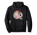 Diner Turkey Funny Thanksgiving Ice Hoodie - Unique Graphic Men Women - T-Shirt, Sweatshirt, Hoodie