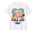 Peace Love Golf Lover 60S 70S Hippie T-Shirt - Trendy Graphic Men Women - T-Shirt, Sweatshirt, Hoodie