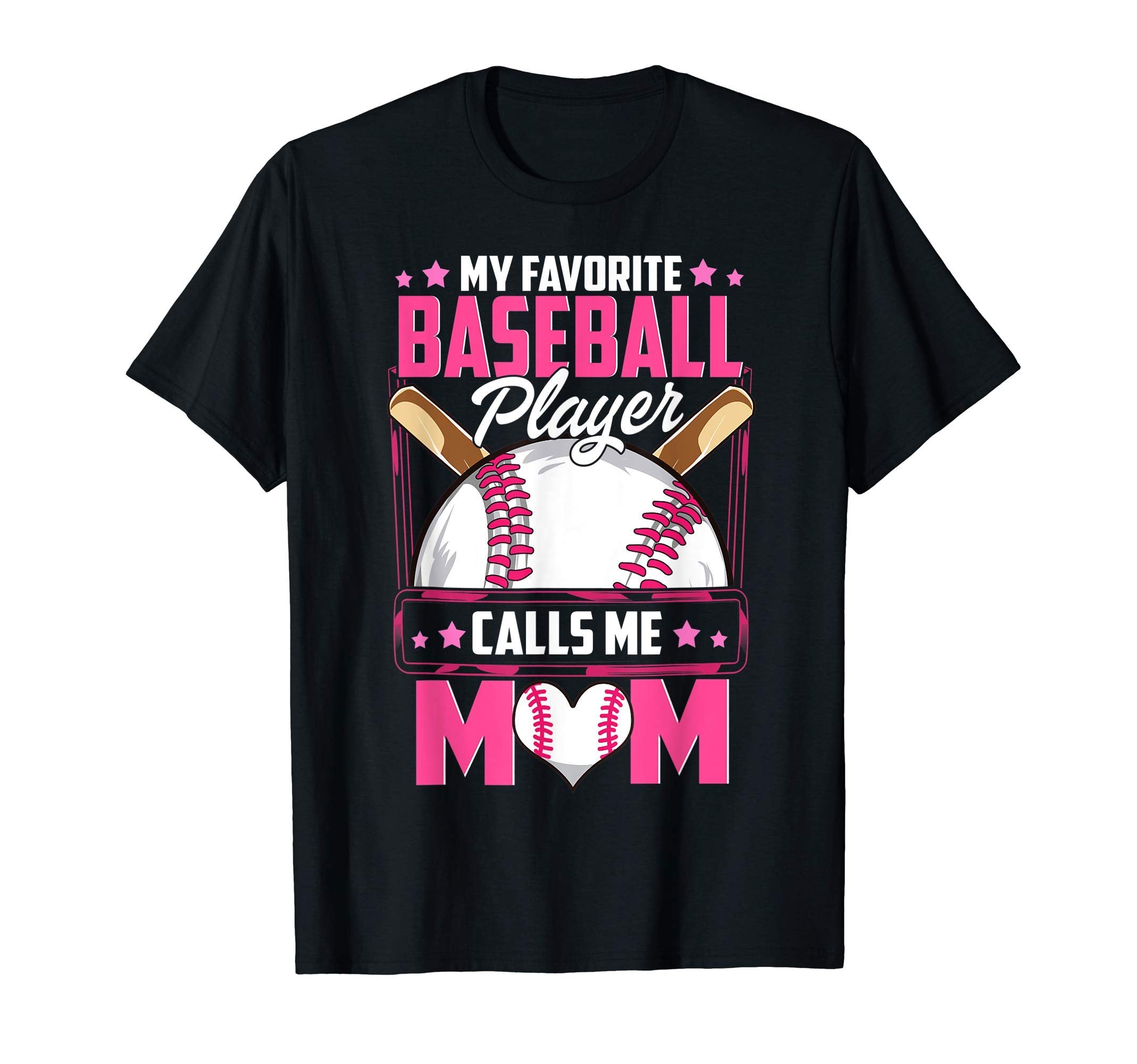 My Favorite Baseball Player Calls Me Mom T-Shirt - Aesthetic Graphic Unisex - T-Shirt, Sweatshirt, Hoodie